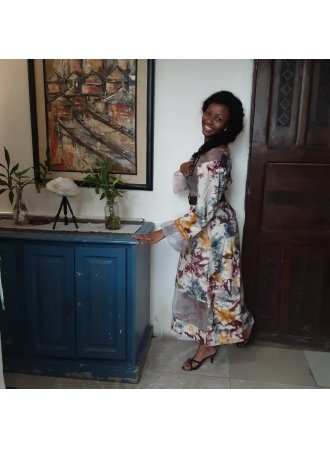 Batik dress for lady (handmade)